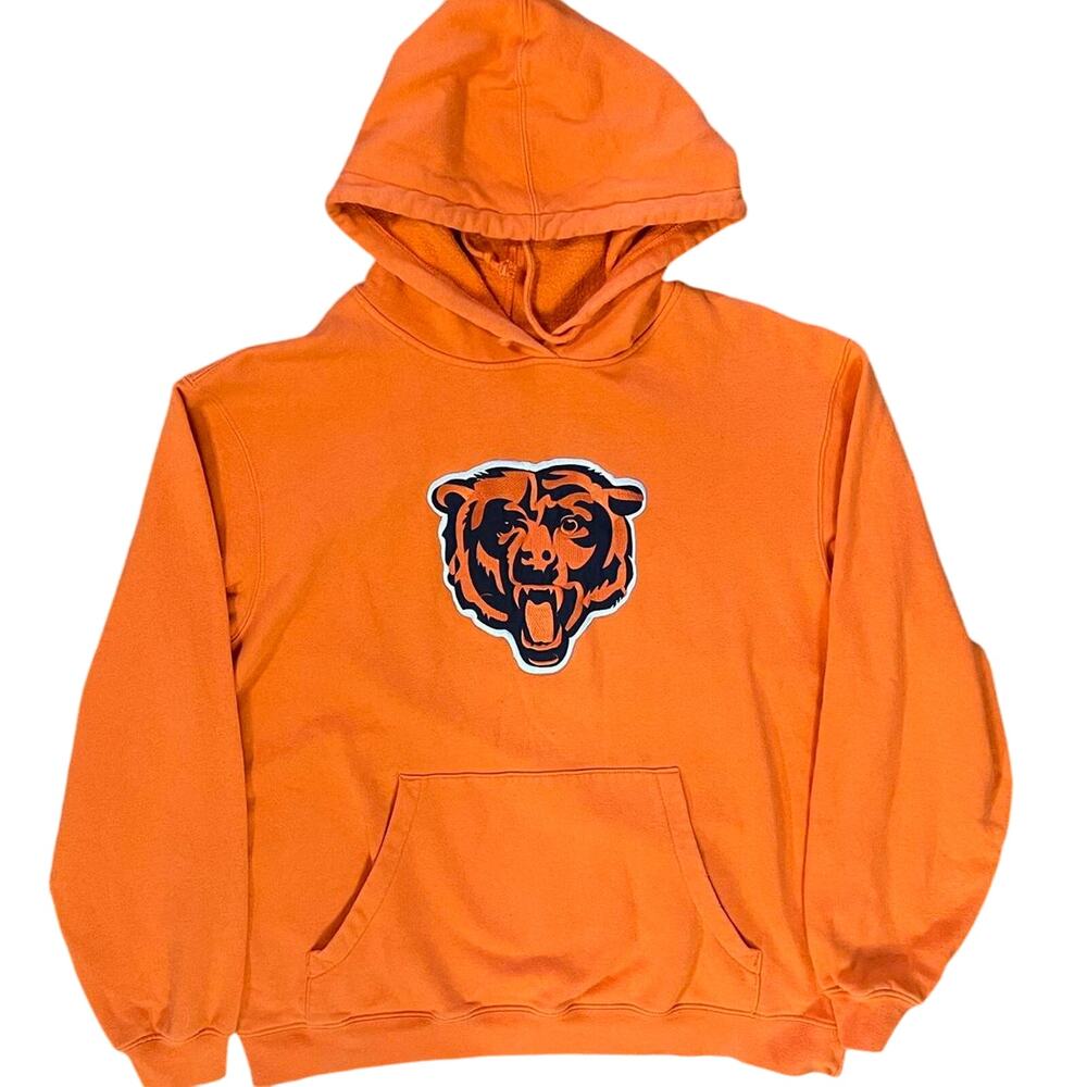 Chicago bears orange hoodie on